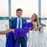 Charming Purple Long Open Back Prom Dresses - Thumbnail 1