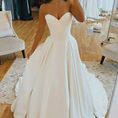 Elegant ball gown putty wedding dress bridal gown wedding gown