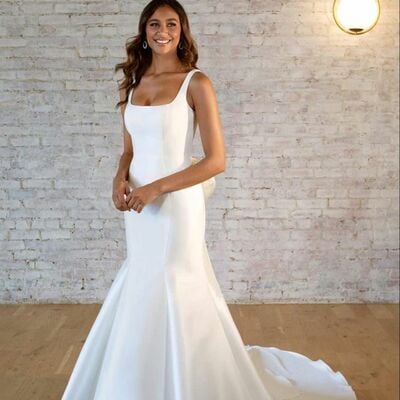 Elegant sheath scoop beach boho wedding dress bridal gown wedding gown