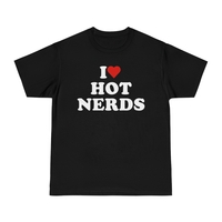 I LOVE HOT NERDS TEE - Thumbnail 2