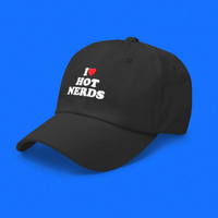 I LOVE HOT NERDS CAP - Thumbnail 1
