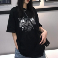 Cyber Punk Cool Life Printed Tee - Thumbnail 3