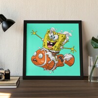 Square Print by Dhani Barragan "NOT SO FUNNY"  - Thumbnail 1