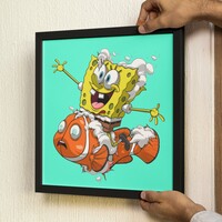 Square Print by Dhani Barragan "NOT SO FUNNY"  - Thumbnail 2