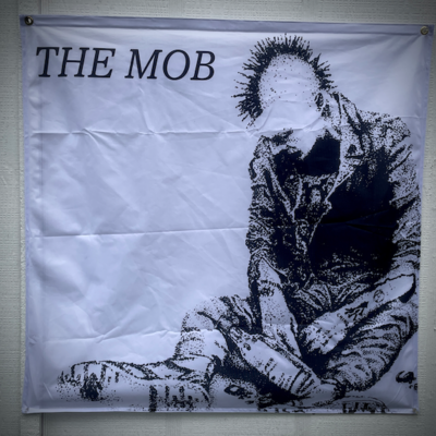 The mob sad punk banner/flag