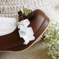 Japanese Style Sweet Bow Lace Kawaii Shoes - Thumbnail 3