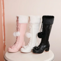 Cute Cosplay Princess Bow Boots  - Thumbnail 4