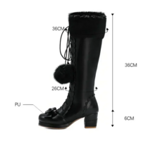 Cute Cosplay Princess Bow Boots  - Thumbnail 7