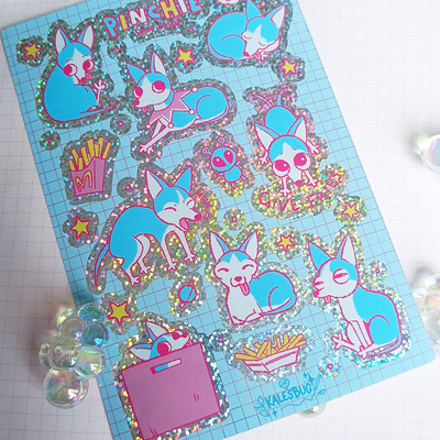 Pinchie fanclub sticker sheet