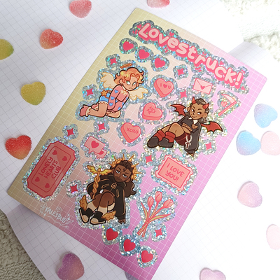 Lovestruck sticker sheet