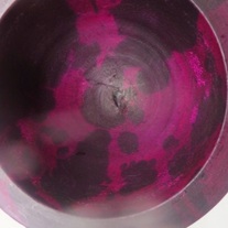 Midnight Berry Elegance Handcarved Wooden Bowl