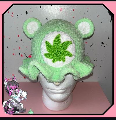 Custom bear bucket hat 
