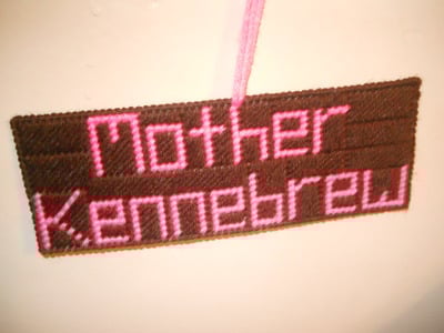 Needlepoint Title Wall Hanging 
