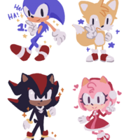 ♡‧₊˚Sonic Stickers♡‧₊˚ - Thumbnail 1