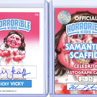 Horrorible Kids SAMANTHA SCAFFIDI - CELEBRITY AUTO Card - Thumbnail 1