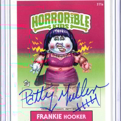Horrorible kids patty mullen - celebrity auto card