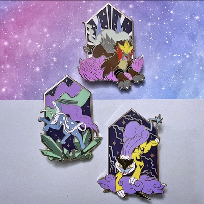 Elemental Beasts Hard Enamel Pins