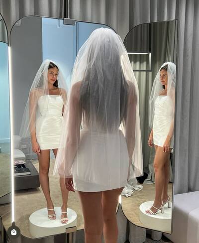 Mini Short Beach Boho Wedding Dress Bridal Gown Wedding Gown