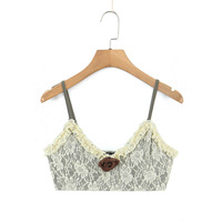 Sexy street two-piece tops casual lace small camisole - Thumbnail 8