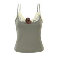 Sexy street two-piece tops casual lace small camisole - Thumbnail 4