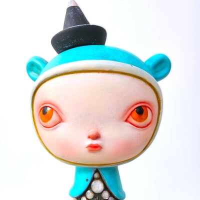 ArTToy by Kathie Olivas (Circus Posterus) "Adelaide"  