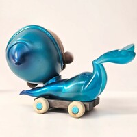 ArTToy by B. Peters (Circus Posterus) "Blue Twighlight Pull-Cart Skelve"  - Thumbnail 3