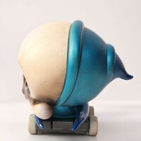 ArTToy by B. Peters (Circus Posterus) "Blue Twighlight Pull-Cart Skelve"  - Thumbnail 4