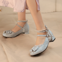 Elegant Pearl-Adorned High Heels for Women - Thumbnail 6