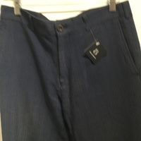 Comme des Garçons Homme navy striped pants 2004 - Thumbnail 2