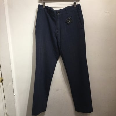 Comme des garçons homme navy striped pants 2004