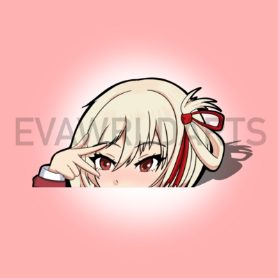 Chisato Peeker Sticker