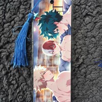 BNHA Bookmarks! (Double Sided) - Thumbnail 6