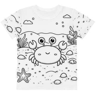 Mr.Crab Kids crew neck t-shirt