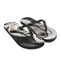 Rose Frabic Flip-Flops  - Thumbnail 6