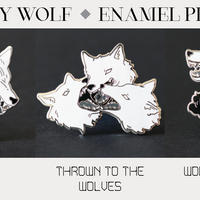 Cry Wolf: White Fang (enamel pins) - Thumbnail 1