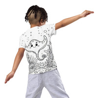 Sting Ray Kids crew neck t-shirt - Thumbnail 1