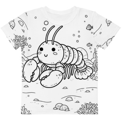 Lobster kenny kids crew neck t-shirt