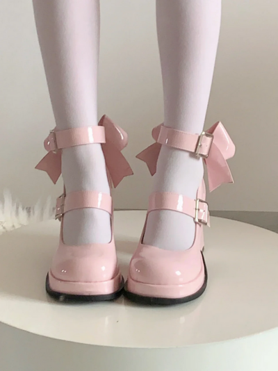 Kawaii Bow Mary Jane High Heels