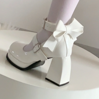 Kawaii Bow Mary Jane High Heels - Thumbnail 4