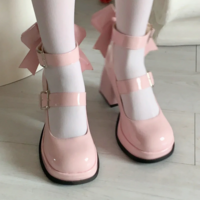 Kawaii Bow Mary Jane High Heels - Thumbnail 3