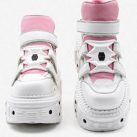 Edgy Punk Style Women’s Sneakers - Thumbnail 4