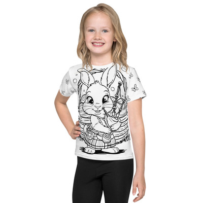 Scottie. Bunny   Kids crew neck t-shirt