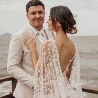 Luxury 3D Flowers Floral Wedding Dress Bridal Gown Wedding Gown - Thumbnail 1