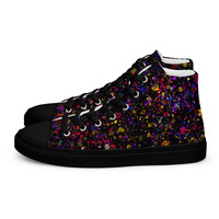 Cosmic Womens high top canvas shoes ( Only available in select countries) - Thumbnail 1