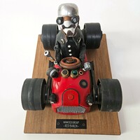 Art Sculpture by Gianluigi Punzo "Racing Soul in Metal" by Gianluigi Punzo - Thumbnail 1