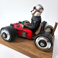 Art Sculpture by Gianluigi Punzo "Racing Soul in Metal" by Gianluigi Punzo - Thumbnail 2