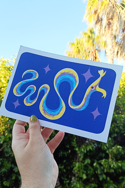 Ribbon Eel [Mini Print]