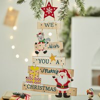 Christmas Wooden Ornaments With Letters For Kid's Wall SG905 - Thumbnail 2