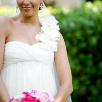 Simple Sheath One Shoulder Beach Boho Wedding Dress Bridal Gown Wedding Gown - Thumbnail 1