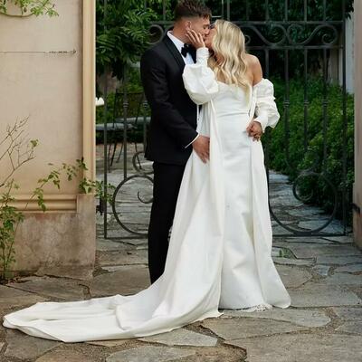Elegant sheath beach boho wedding dress bridal gown wedding gown
